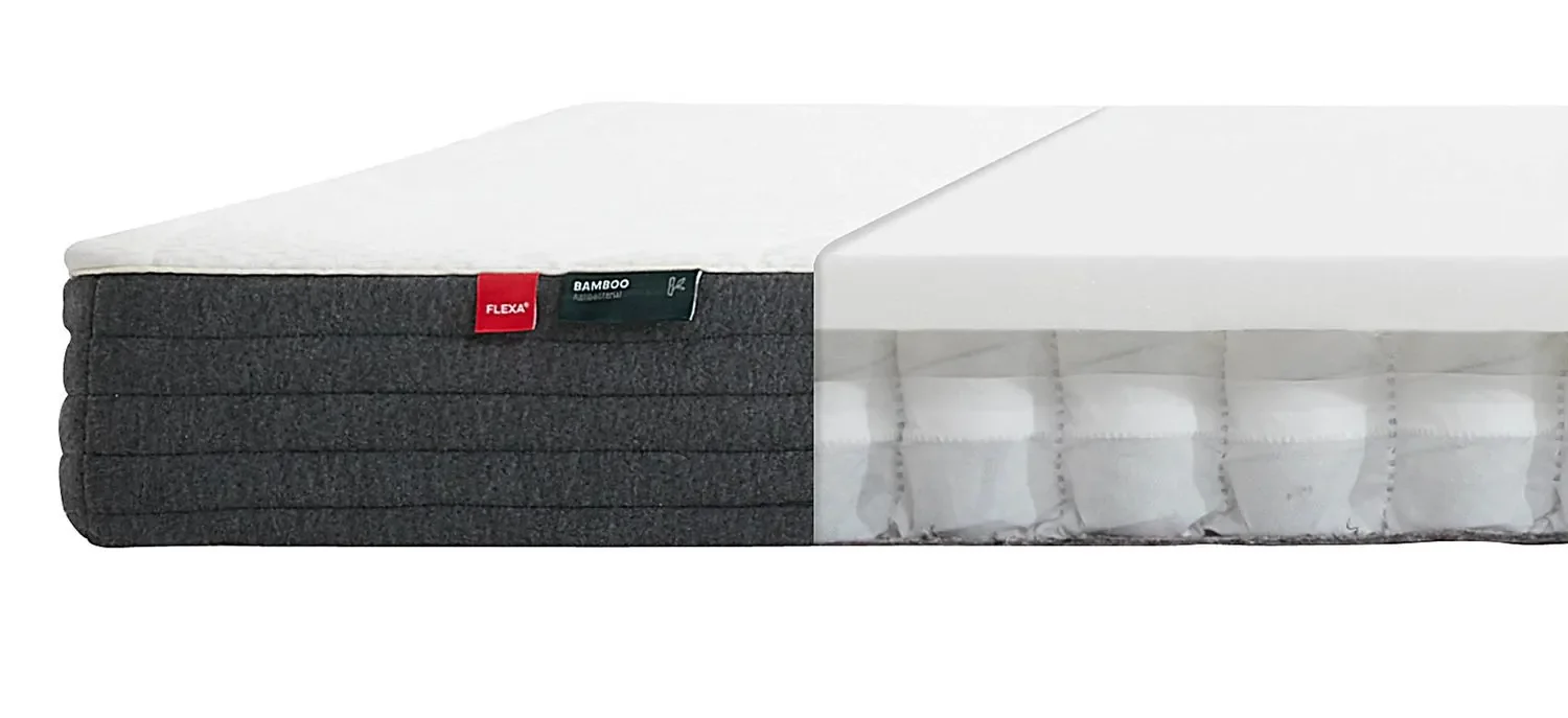 "Flexa Taschenfederkernmatratze - Sleep, mit Bambusbezug, Größe: 120 x 200 cm image"