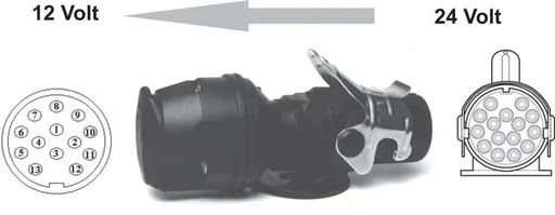 "Spannungsreduzierer 24 Volt - 12 Volt 15-13 image"