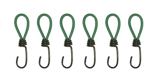 "Gummispanner für Ladenetze, Planen u. zur Gepäcksicherung, 18 Stück image"