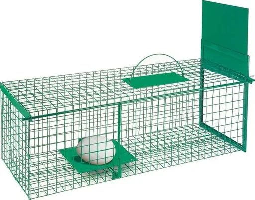 "Lebendfalle für Marder, Ratten etc. ein Eingang - 28 x 28 x 75 cm image"