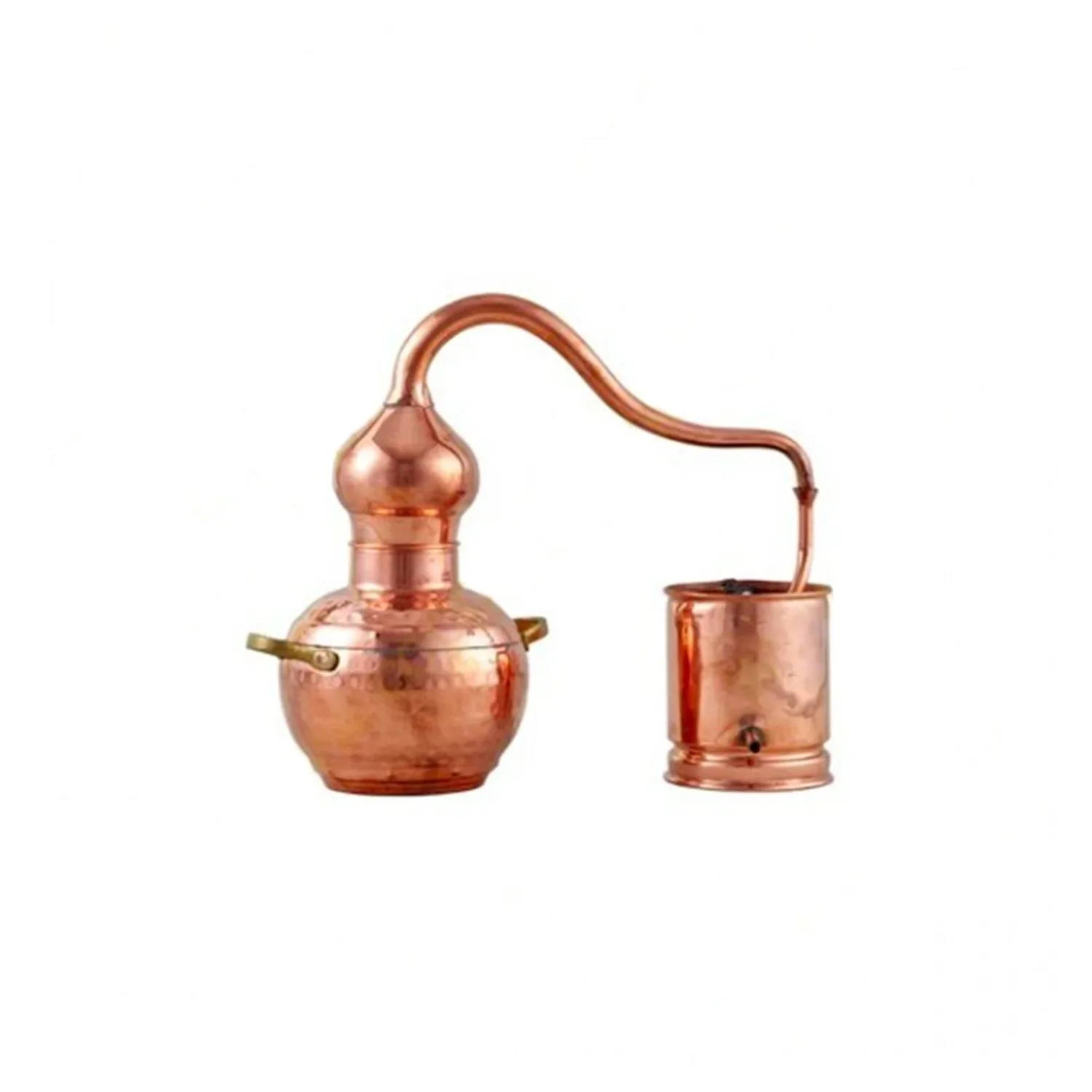 "Destille, Destilliergerät, Destillationsapparatur - Alembic, Kupfer 1L image"
