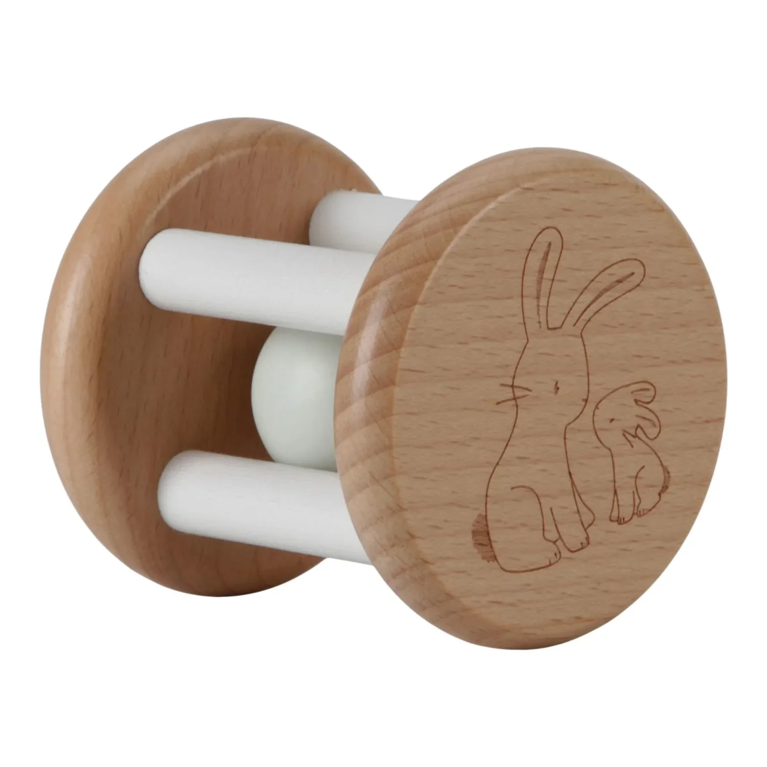 "Little Dutch Greifling, Rasselroller Baby Bunny - Babyrassel ab 3+ Monate image"