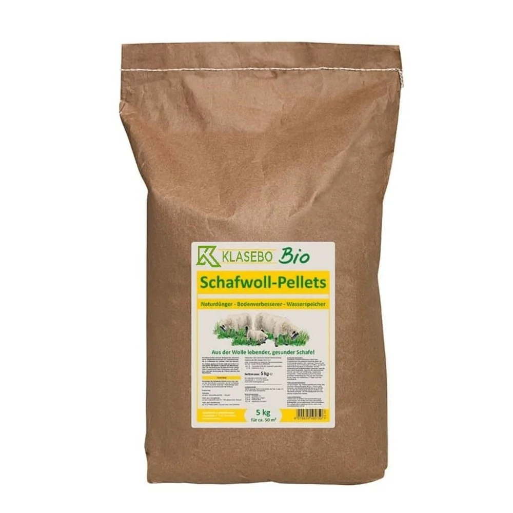 "Schafwollpellets, Bio Dünger 5 kg für ca. 50 - 100 m² image"