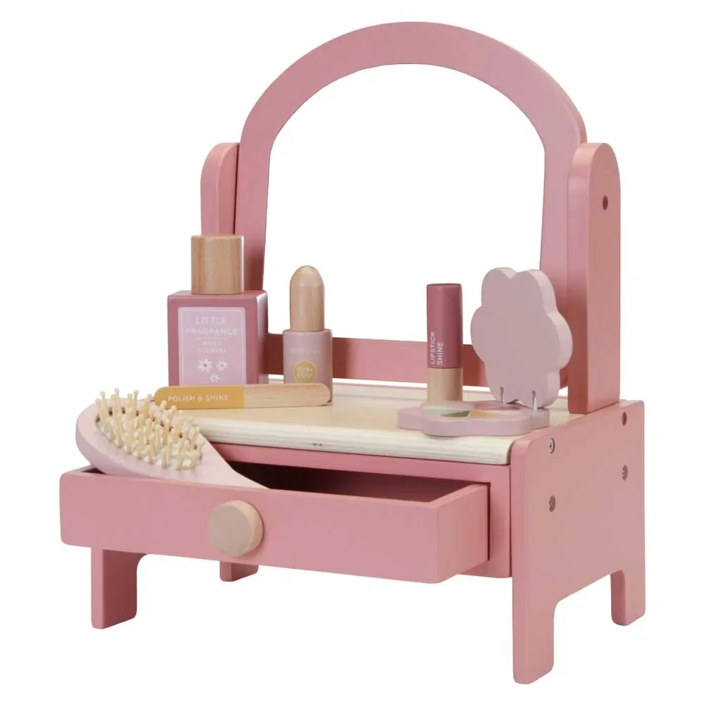 "Little Dutch Schminktisch Holz rosa image"