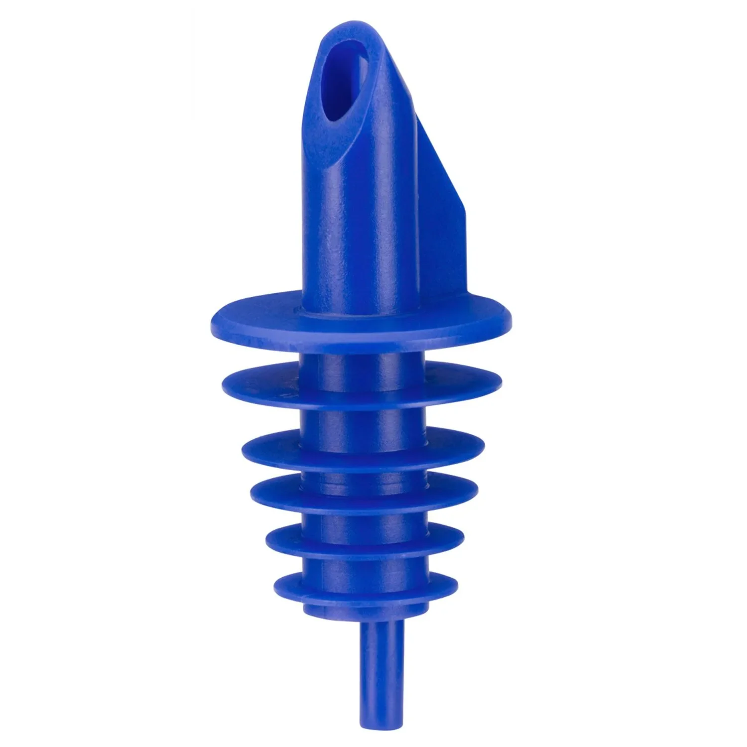 "Ausgiesser - BILLY, Kunststoff, für 0,5 - 1,5 L Flaschen, mit 5 Lamellen, blau image"