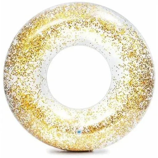 "Glitter Schwimmring - Goud image"