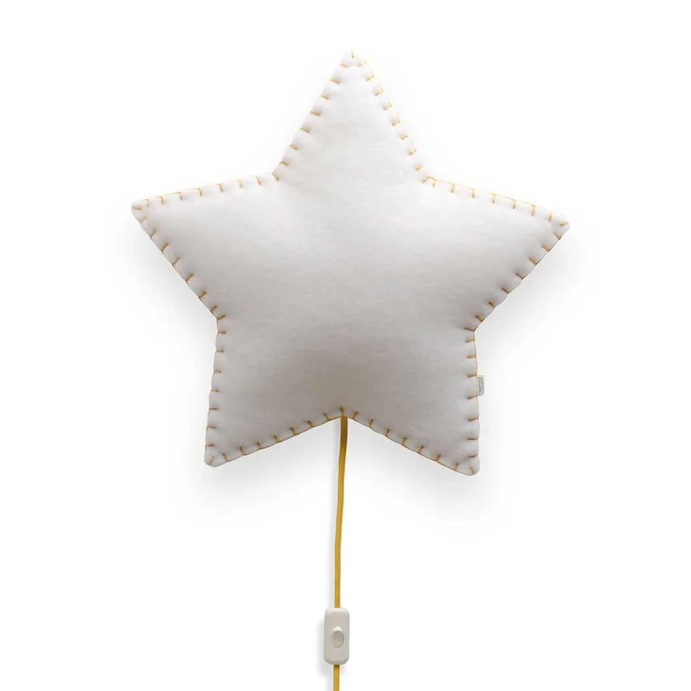 "Buokids Softlampe Nachtlicht/Wandlampe Stern, Ausführung: Wandlampe; Farbe der Naht: blau image"