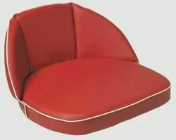 "Schlepper- und Traktoren Sitzkissen, 25 cm Rücken, Riemen, rot image"