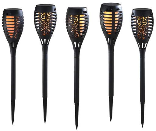 "Solar LED Flammenleuchte - 5er Set image"