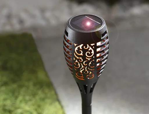 "Solar LED Flammenleuchte - 3er Set image"