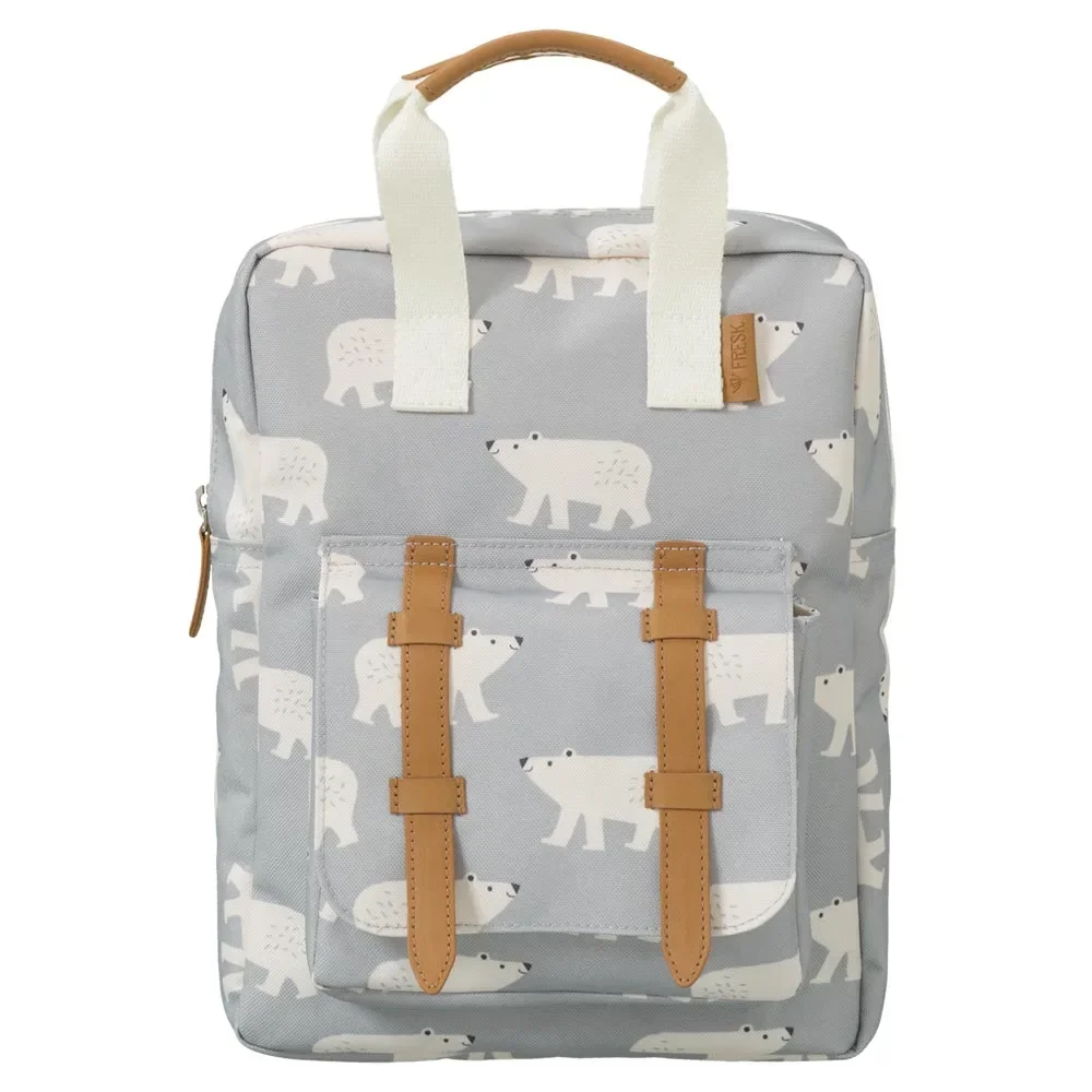 "Fresk Kinderrucksack Eisbär blaugrau image"