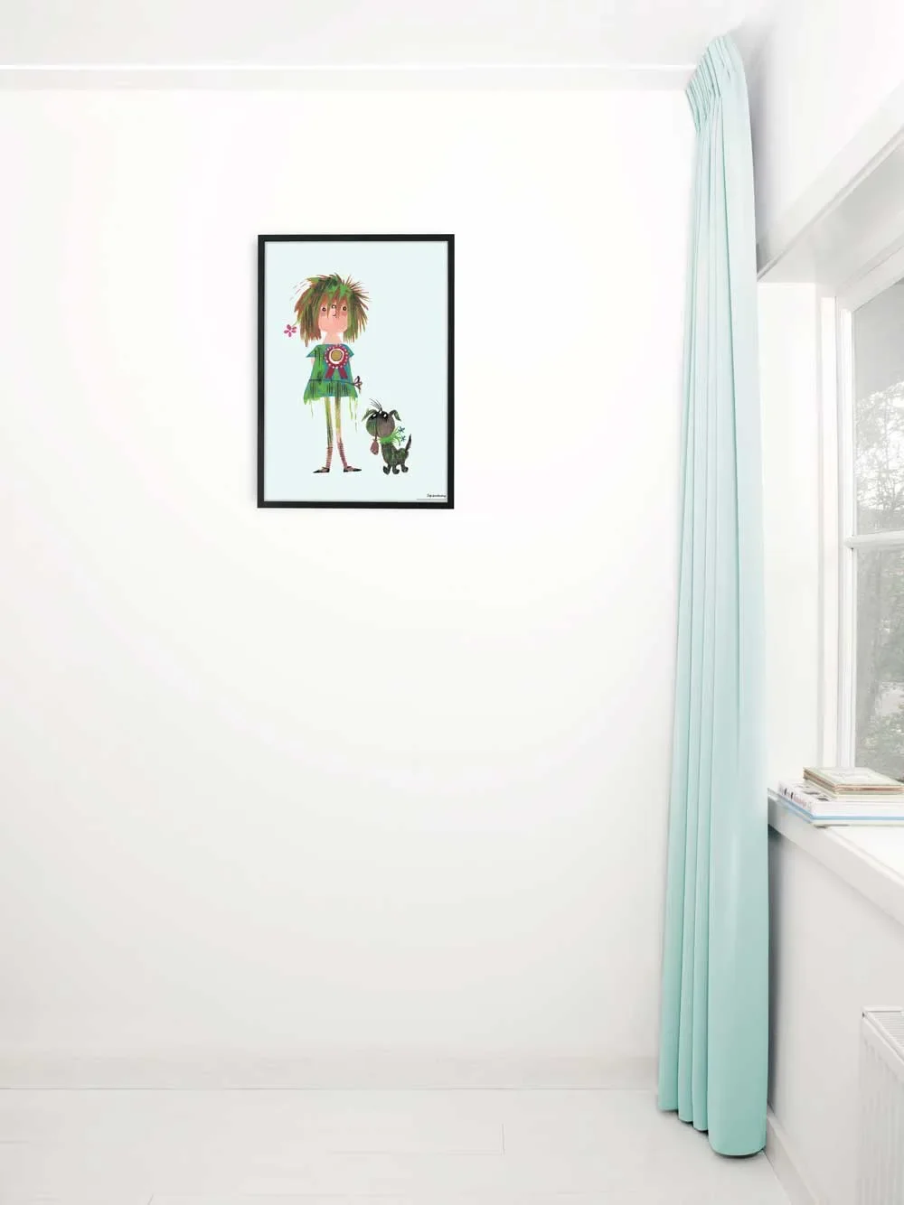 "Kek Amsterdam Kinderposter Mädchen & Hund image"