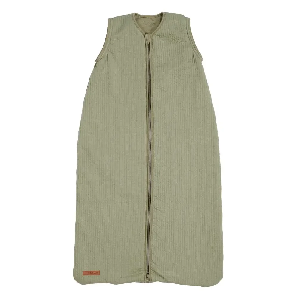 Little Dutch Sommer Schlafsack uni oliv Pure Olive 90 cm