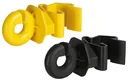T-Post Ringisolator, schwarz