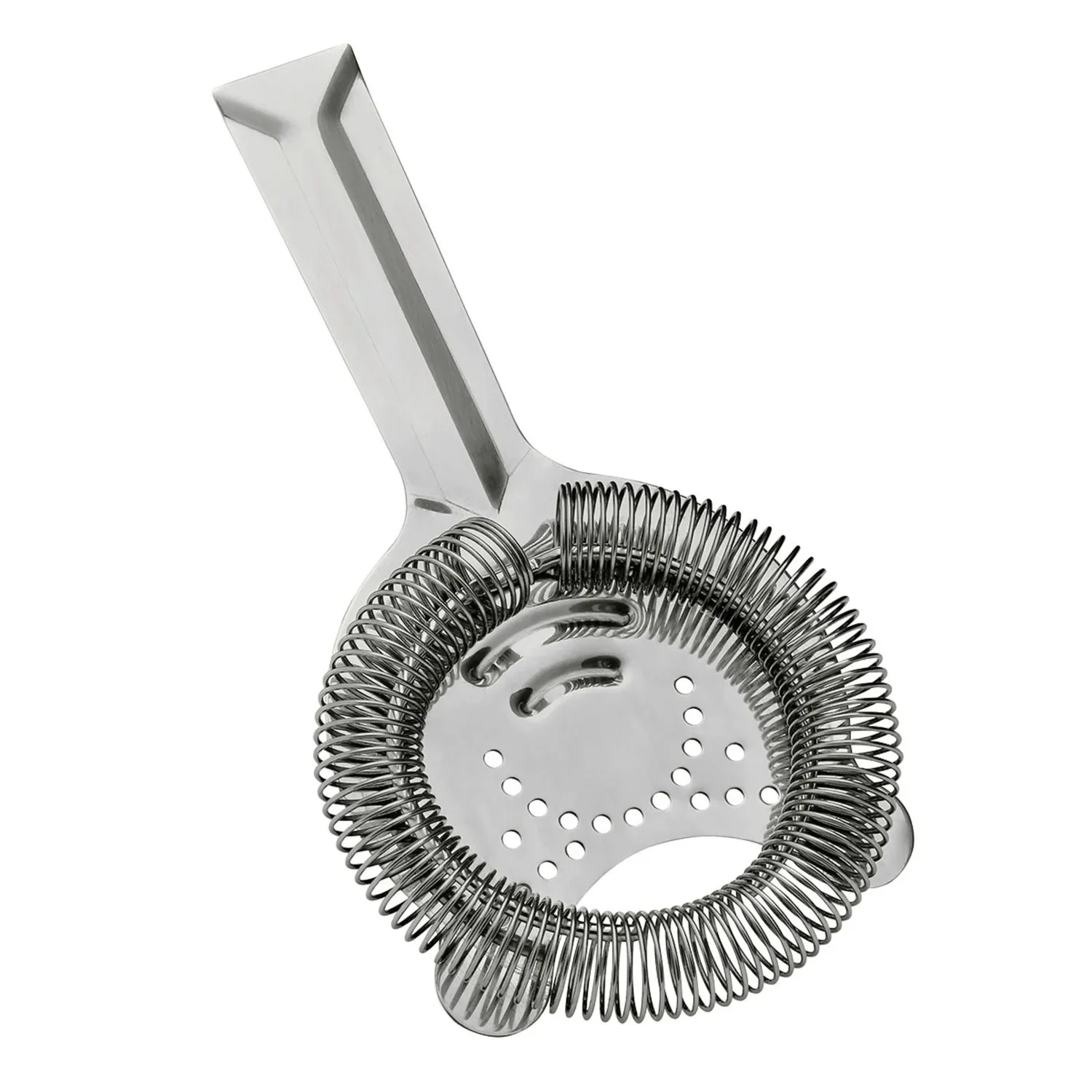 "Barsieb & Cocktailsieb - Hawthorne Strainer PROFI, mit 2 Ohren - Für perfekte Cocktails & Drinks image"