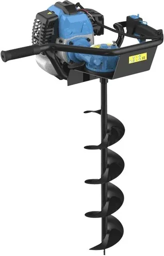 "Motor-Erdbohrer „GE 2200“ mit 3 PS! Incl. 3 Bohrer image"