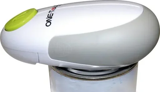 "Vollautomatischer Sicherheits-Dosenöffner, Weiß/ Grün image"