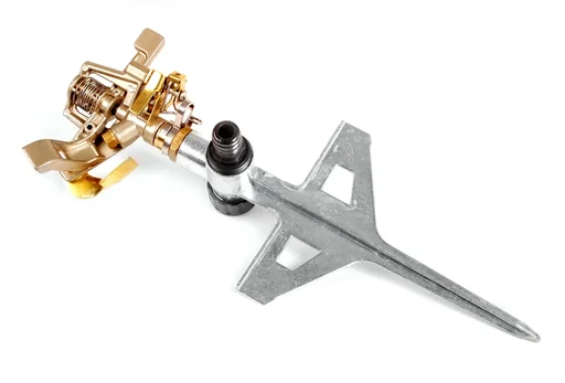 "XXL Metall Pulsations-Rasensprenger mit Erdspieß image"