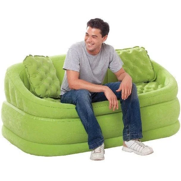 Aufblasbare Liege grün