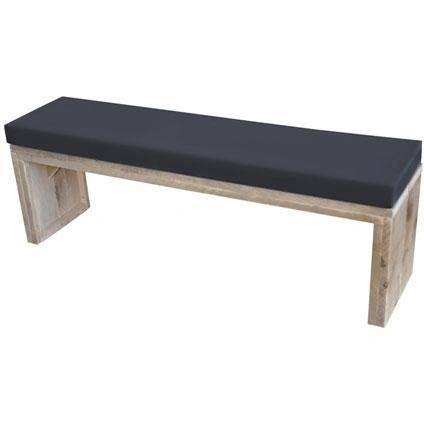 Montagepaket Gartenbank Daan Gerüstholz 150 cm inkl. Wasser- und schmutzabweisendem Kissen