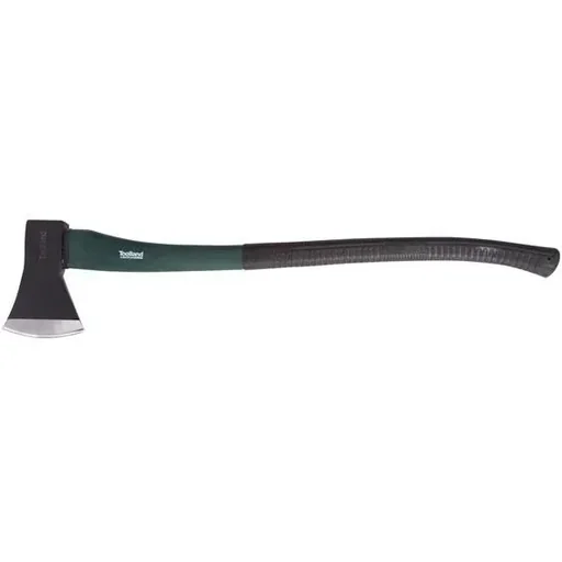 "Große Axt mit Softgrip-Stiel - 90cm - 2 kg - schwarz/grün image"