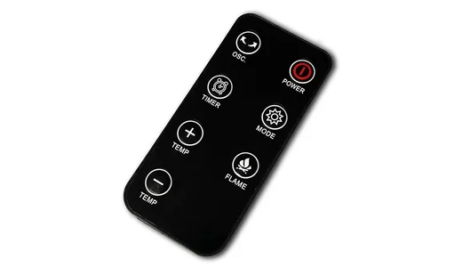 Keramikheizlüfter Rhodos mit Flammeneffekt