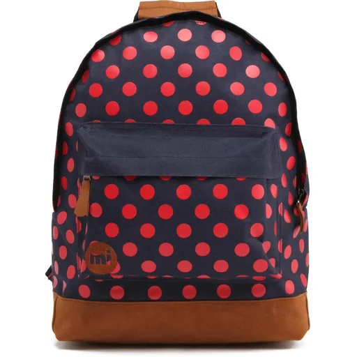 "Rucksack All Polka Navy / Hellrot image"