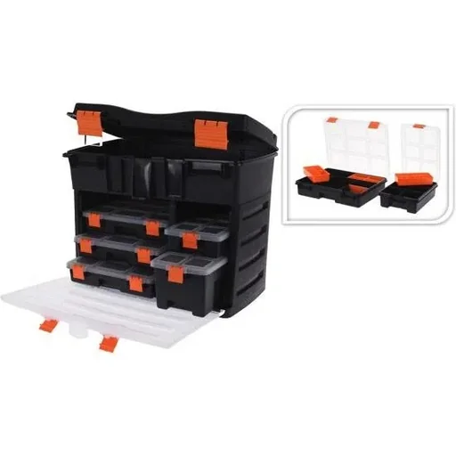 "Opberg- gereedschapskist Hobby met 5 assortimentsdozen 50 x 42 x 30 cm image"