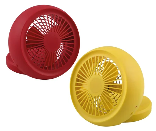 "Dinky Tischventilator mit USB - gelb image"