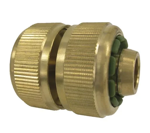 "Stecksystem Schlauchverbinder/ Reparator 3/4" mit Klemmverschraubung Messing image"