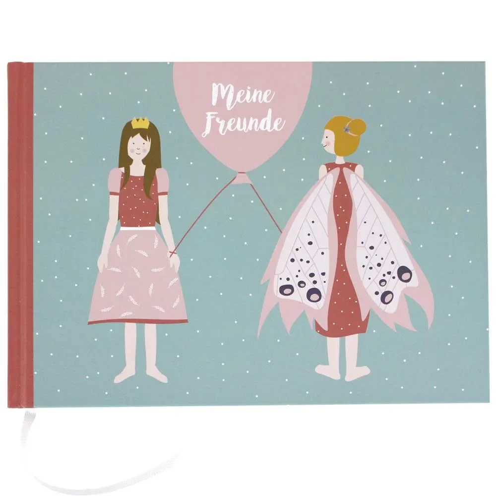 "Ava & Yves Kindergarten Freundebuch Prinzessin image"