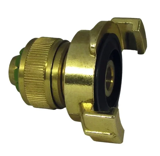 "Übergangsstück Schnellkupplung auf 1/2" Schlauchanschluss mit Klemmmuffe image"