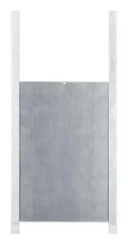"Hühner Schiebetür 43 x 40 cm, Alu, Komplettmontage-Set image"