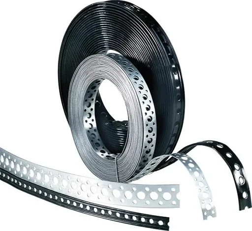 "Lochband 17 mm x 10 m mit verzinkter Ummantelung image"