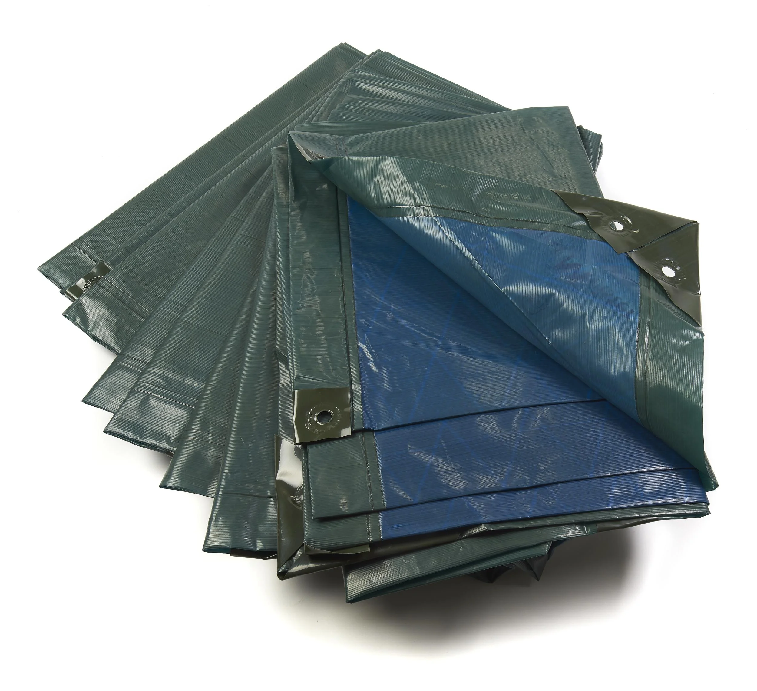 Abdeckplane, grün/blau, extrem stark 150 g/ m²,3 x 4 m