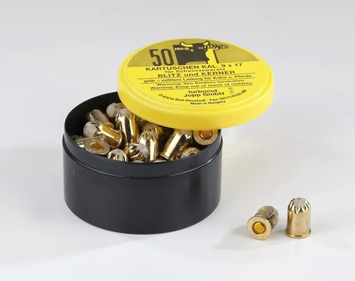 "Schusspatronen- 9x17 - 50 Stück, gelb image"