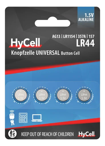 "Alkaline Knopfzellen LR44 / LR1154 / AG13 image"