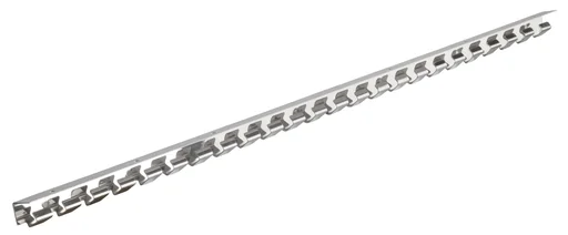 "Hakenleiste 125cm Edelstahl für PVC-Vorhang image"