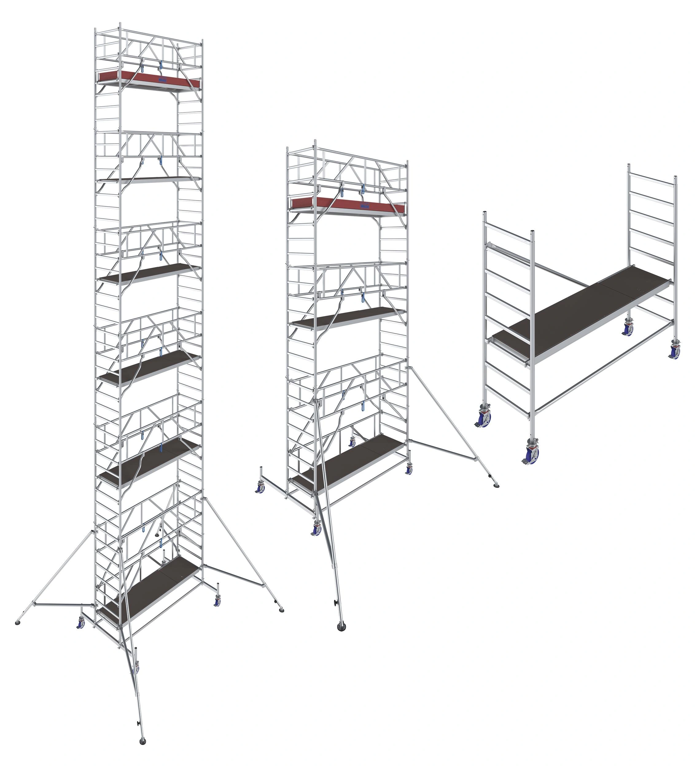 STABILO Fahrgerüst Serie 10, Feldlänge 2,50 m, Arbeitshöhe ca. 7,40 m
