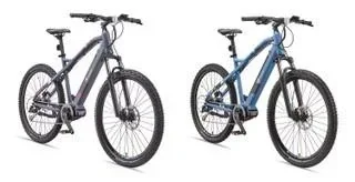 "Unisex Alu MTB E-Bike 27,5 Zoll, 8-Gang Kettenschaltung, grau, Aufsteiger M925 Hardtail image"