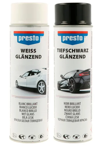 "Rallye-Spraydose, glänzend, 500 ml, Farbe Schwarz image"