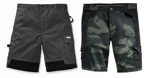 "Short für Beruf und Freizeit, Farbe anthrazit/schwarz, mit Reflexstreifen, Gr. 2XL image"