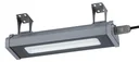 LED-HighBay in linearer Form bietet 50 W, 6200 lm, 5000 K (neutralweiß) und IP65 Schutz