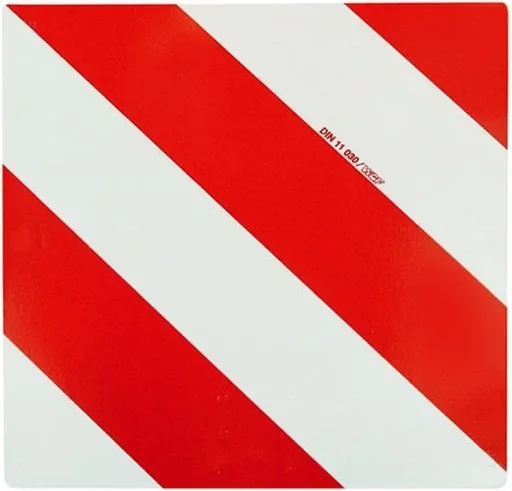 "Warntafel, 423 x 423 mm, rechtsabweisend image"