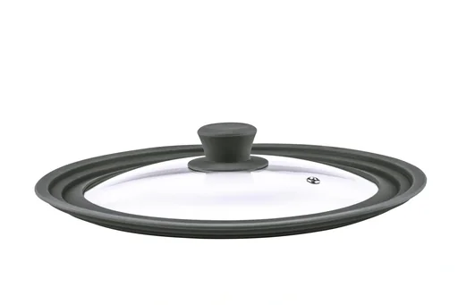 "Universal - Glasdeckel mit Silikonrand für 16/18/20cm image"