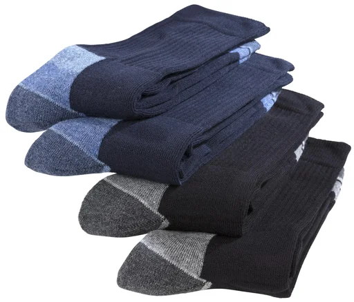 "Every Day Socken 2er Pack, Farbe schwarz/grau, Gr.39/42 image"