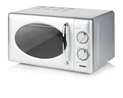 "Mikrowelle "DO3020", mit Auftaufunktion und Timer, 20 Liter, 6 Leistungsstufen, Silberfarben, 700 Watt image"