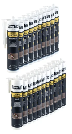 "Silikon weiß im Set, 20 Stück image"