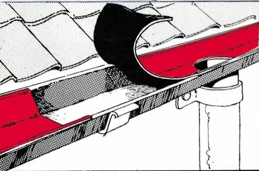 "Dach Reparaturband 75 mm, 10 m lang, Kupferfarben, selbstklebend image"