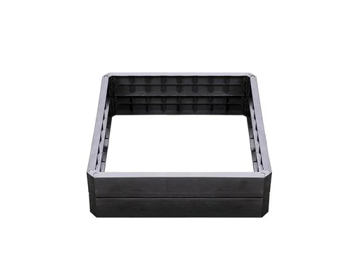 "Ergo Quadro L Hochbeetsystem anthrazit, Höhe: 25 cm, 80 x 80 cm image"